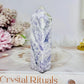 Purple Jade Tower 9cm