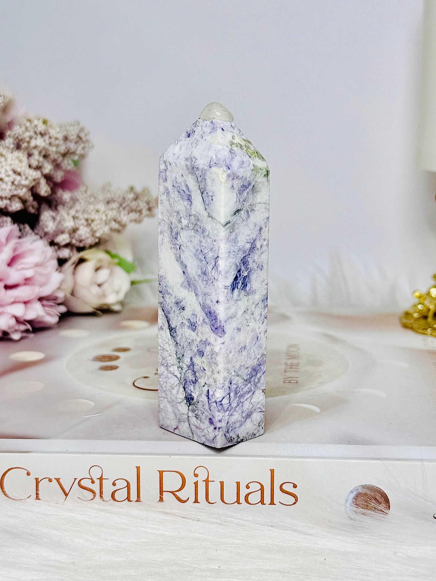 Purple Jade Tower 9cm