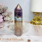 Crazy Lace Amethyst Tower 11cm