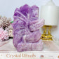 Collectors Piece ~ Large High Grade Kunzite Dragon & Castle 13cm 793g