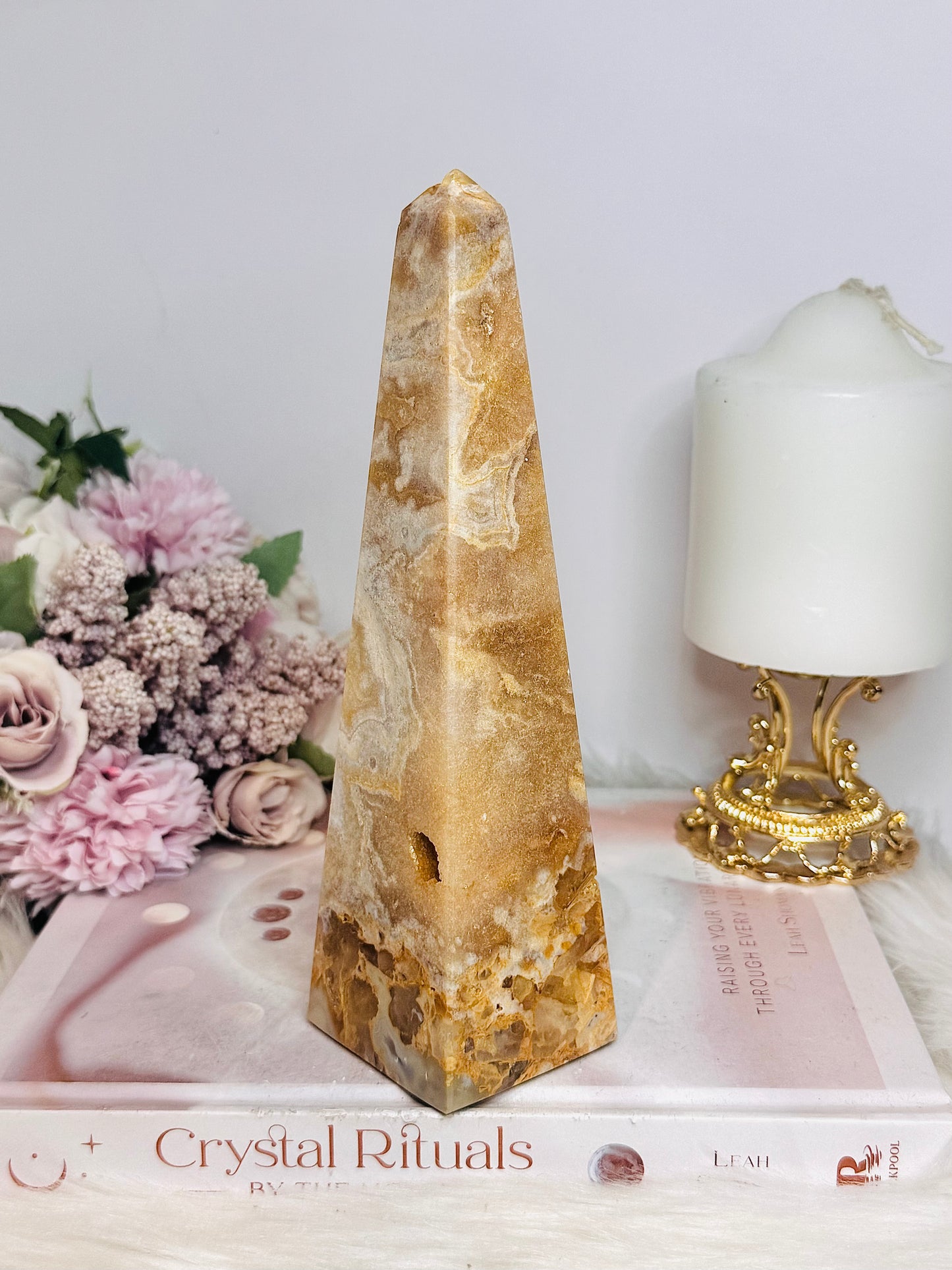 Large Pink Amethyst Obelisk | Tower 19cm 560g