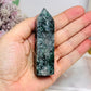 Moss Agate Tower 8.5cm