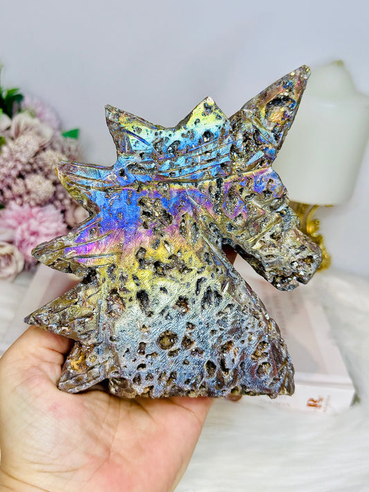Large Aura Sphalerite Unicorn 15cm 722g