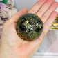 Druzy Pyrite Sphere on Stand 382g