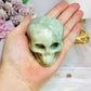 Green Jade Skull 270g 7cm