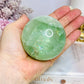 Large Green Fluorite Sphere Full of Rainbows On Stand 478g