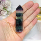 Rainbow Fluorite Tower 7cm (slight chip on tip)