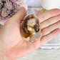 Flower Agate Egg 6.5cm
