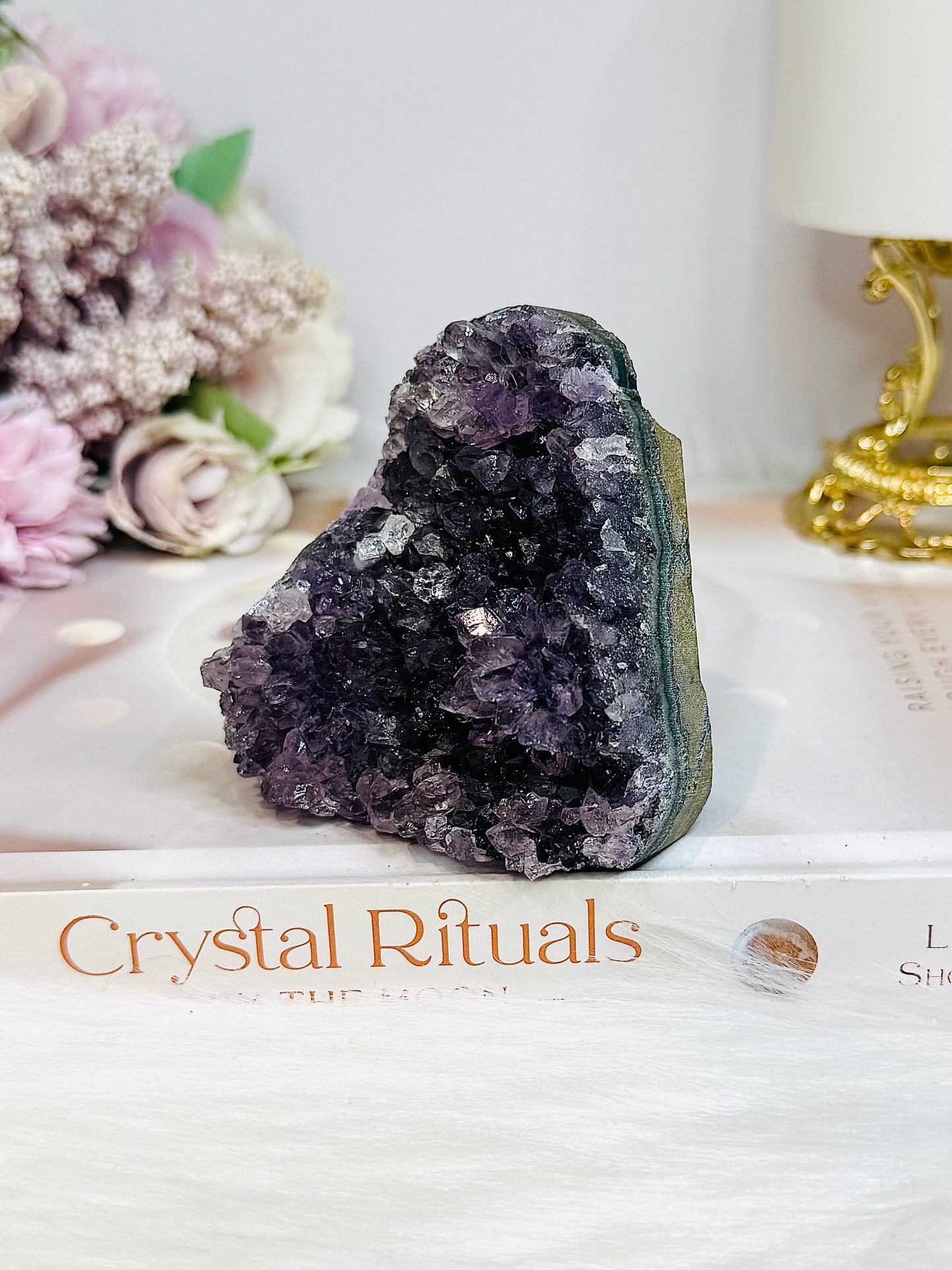 Amethyst Base Cut Cluster 7cm 282g