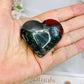 Bloodstone Carved Heart
