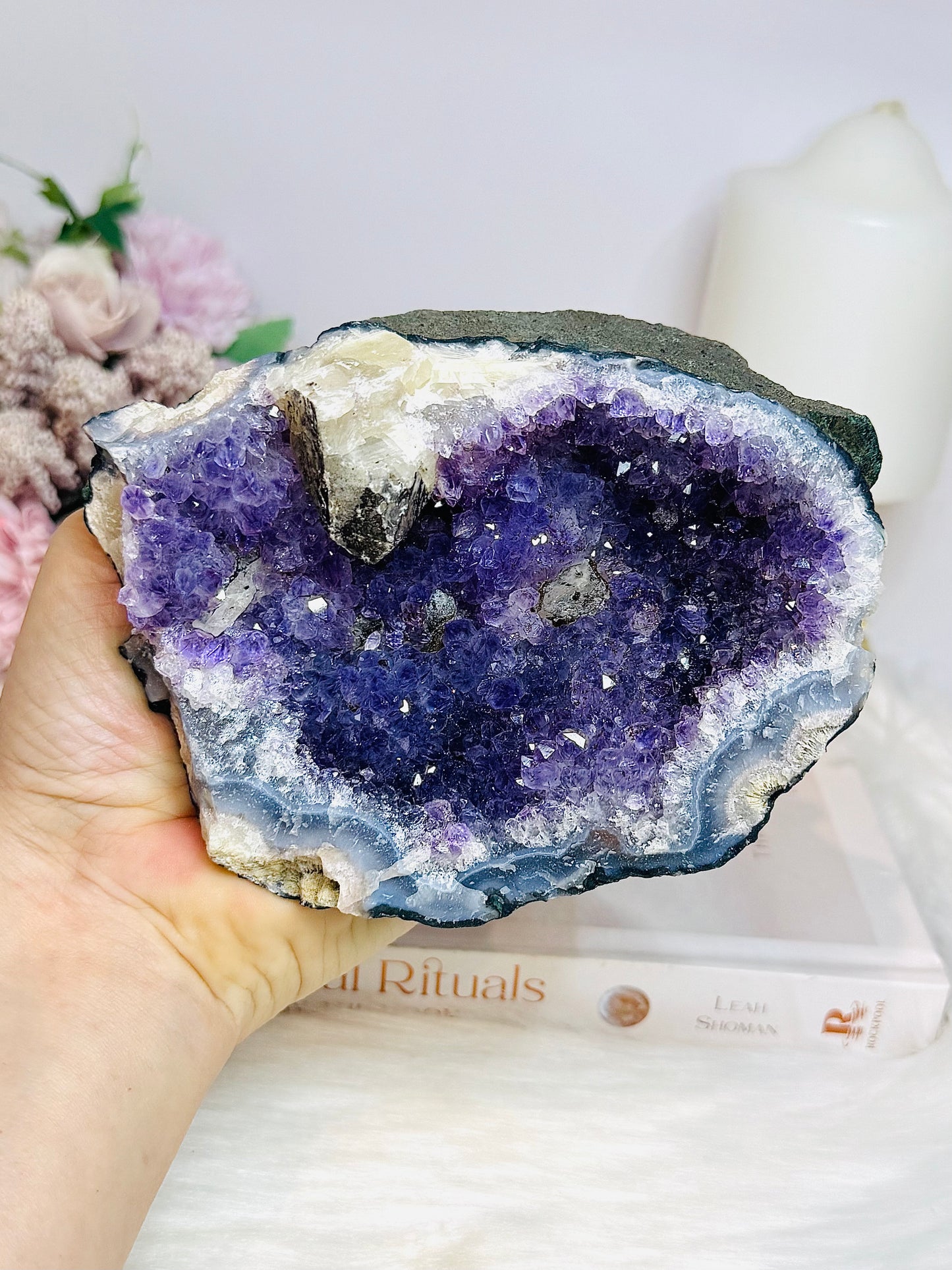 Large Amethyst Cluster 14.5cm 621g