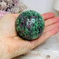 Ruby Zoisite Sphere on Stand 369g
