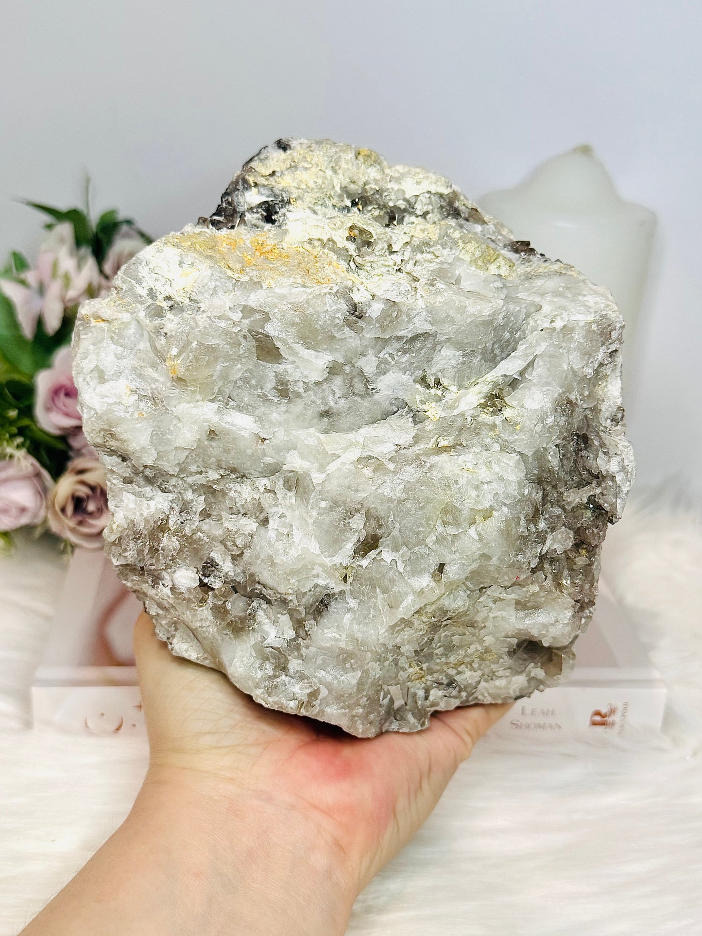 Large Smokey Quartz Cluster 2.37KG 17cm (Reduced as one missing/ damaged point)