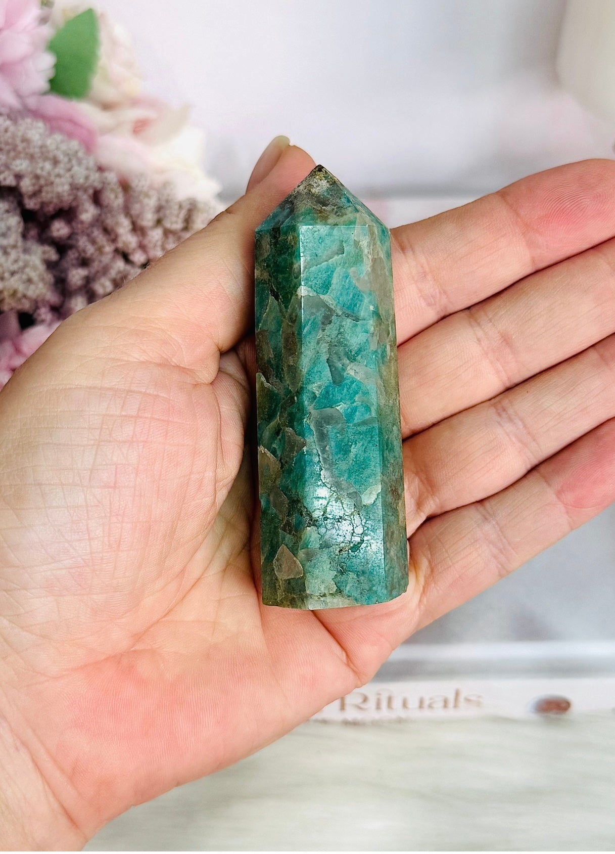 Chunky Amazonite Point | Tower