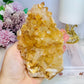 Natural Large Tangerine Quartz Specimen 634g
