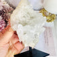 Master Healer ~ Gorgeous Chunky Large 15cm Clear Quartz Cluster | Specimen On Black Stand