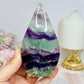 High Grade Fluorite Flame 12cm
