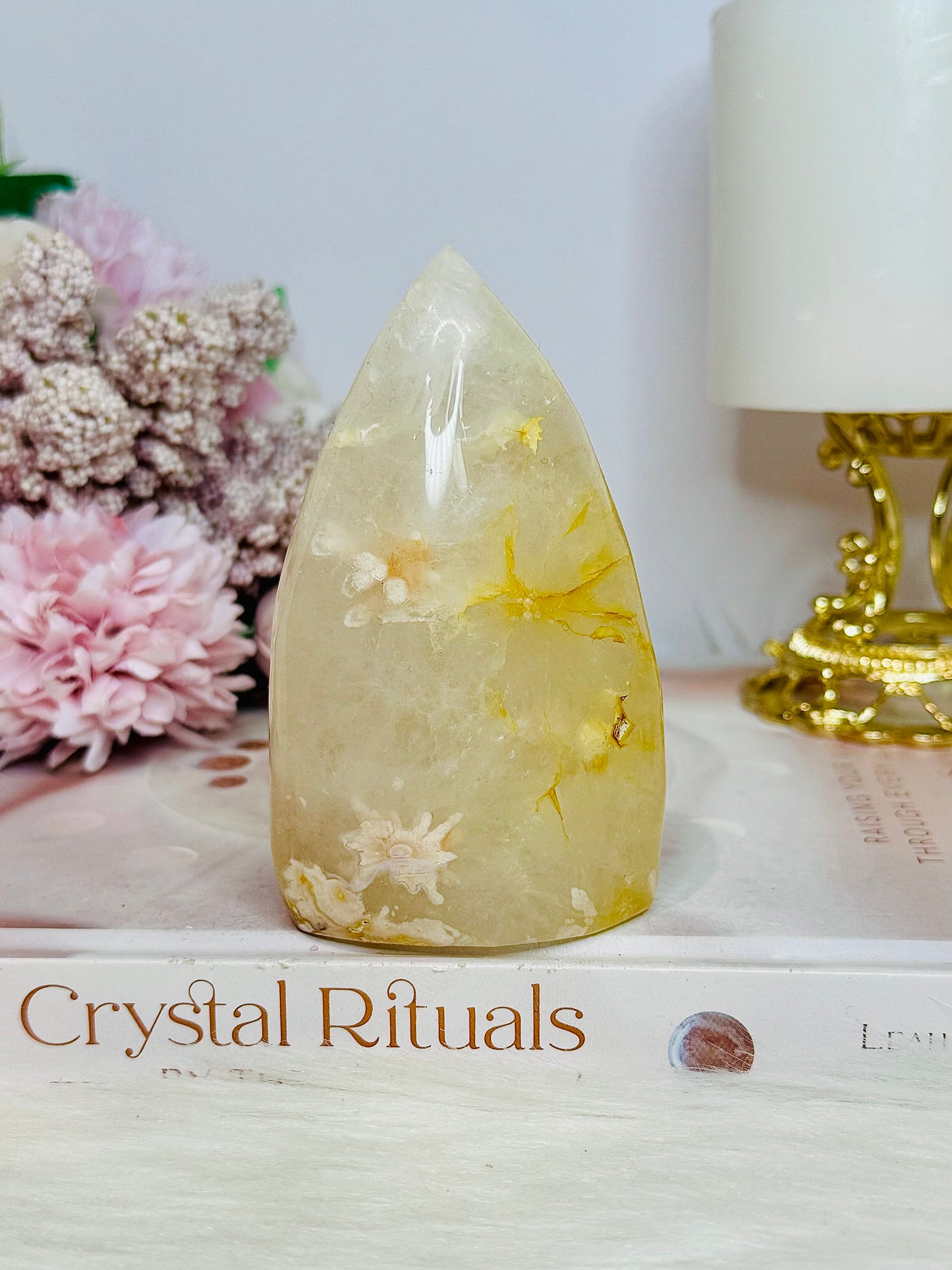 Flower Agate Flame | Freeform 10cm 246g