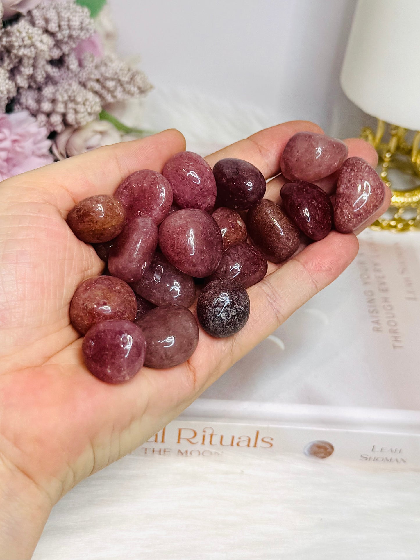 Love, Joy & Healing ~ Strawberry Quartz Tumbles $4 each x