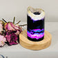 Stunning 10cm 342gram Colourful Fluorite Lamp on Light Stand