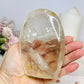 Clear Quartz Freeform with Golden Healer Inclusions 11.5cm 552g