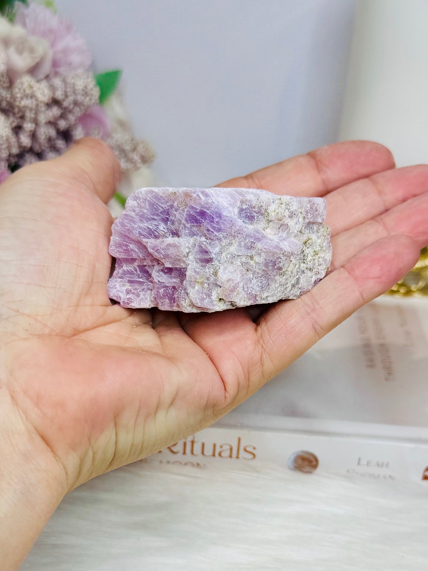 Natural Kunzite Specimen 119g