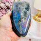 Gorgeous Large 11cm Chunky 509gram Polished Labradorite Freeform with Amazing Flash