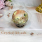 Peach Blossom Tourmaline Sphere On Stand 190g