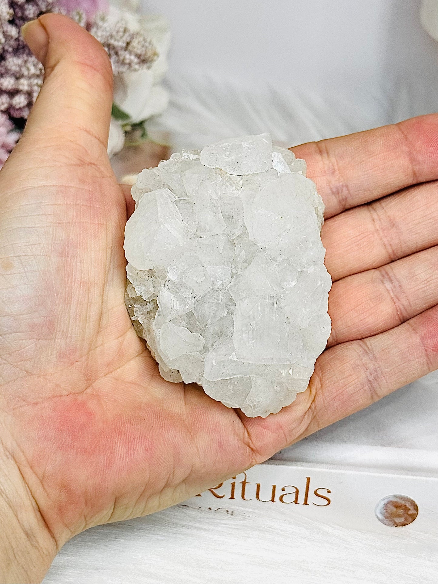 Natural Apophyllite Cluster 134g