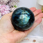 Large Labradorite Sphere On Stand 436g