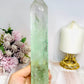 Large Watermelon Fluorite Tower 21.5cm