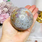 Ocean Jasper Rutile Sphere 468g On Stand