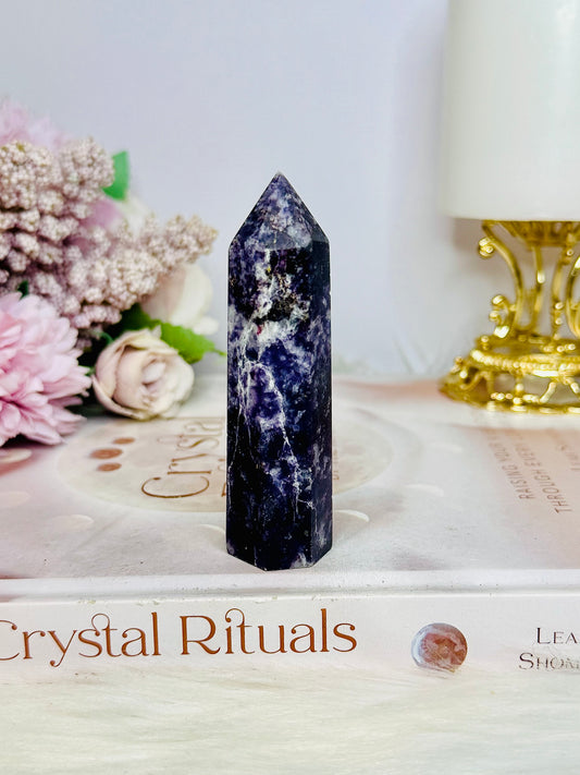 Purple Lepidolite Tower | Point 9cm