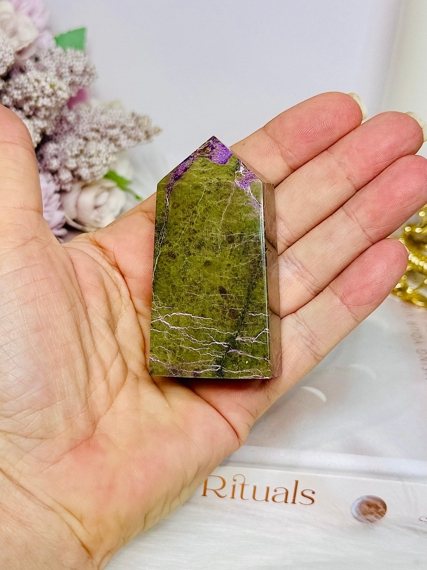 Rare Natural Stitchtite | Atlantisite Tower 7cm