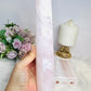 Huge UV Reactive Pink Mangano Calcite Tower 28cm