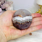 Large Crazy Lace Agate Sphere on Stand 293g