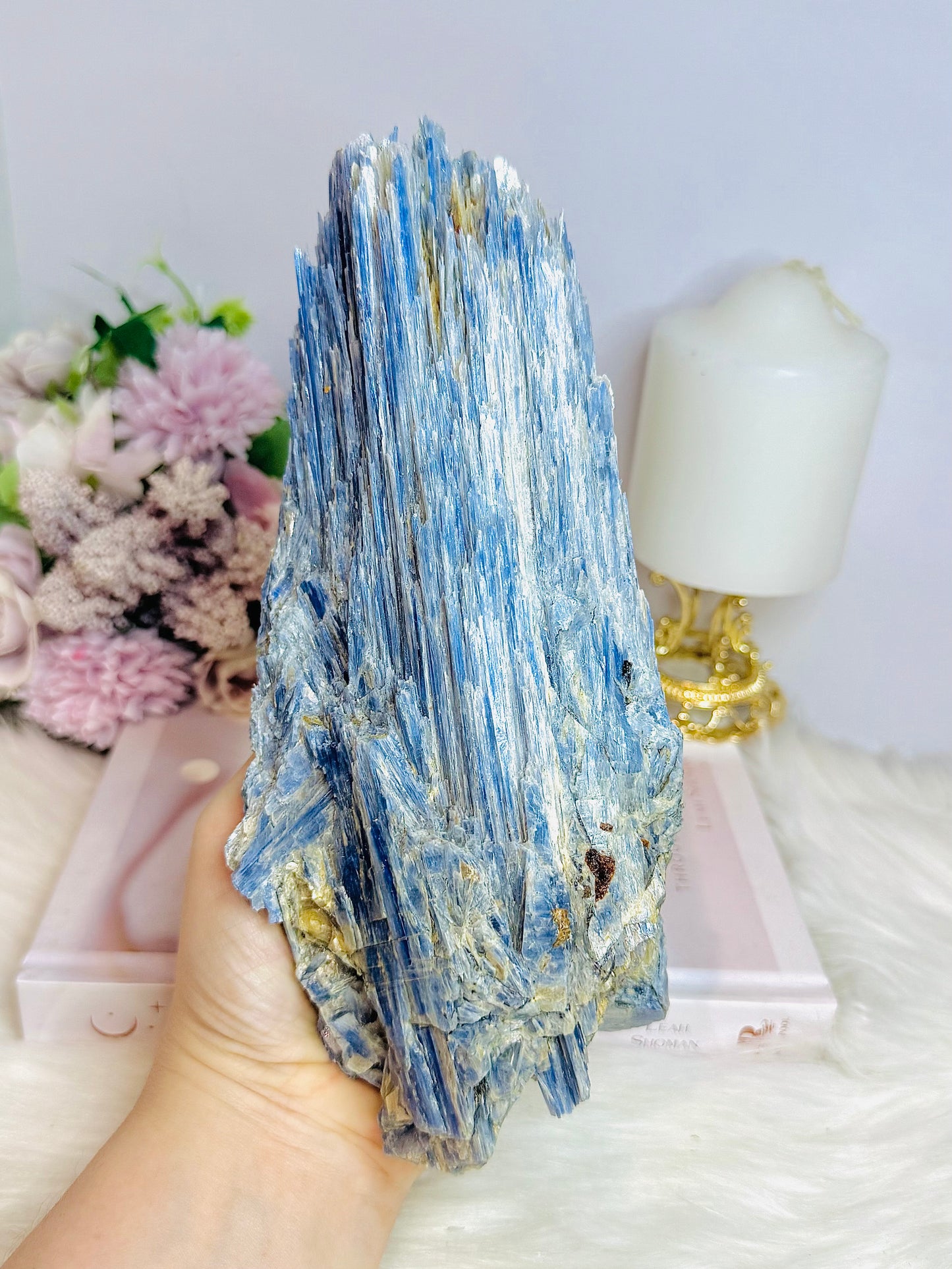 Huge Natural Blue Kyanite Specimen 21cm 1.56KG