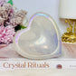 Rose Quartz Angel Aura Heart Bowl 268g