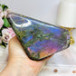 Large Labradorite Freeform with Pink & Purple Flash 847g 13.5cm