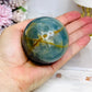 Blue Onyx Sphere on Stand 350g
