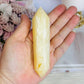 Orange Calcite Double Terminated Point 12cm