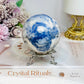 Large Afghanite Sphere on Stand 437g