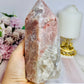 High Grade Pink Amethyst Druzy Tower 16cm 920g
