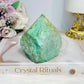 A Rare Stone ~ Chunky Natural Inca Turquoise Carved Freeform | Tower 8cm 334g