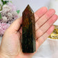 Petrified Wood Polished Tower 11cm