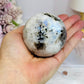 Rainbow Moonstone Sphere on Stand with Blue Flash 337g