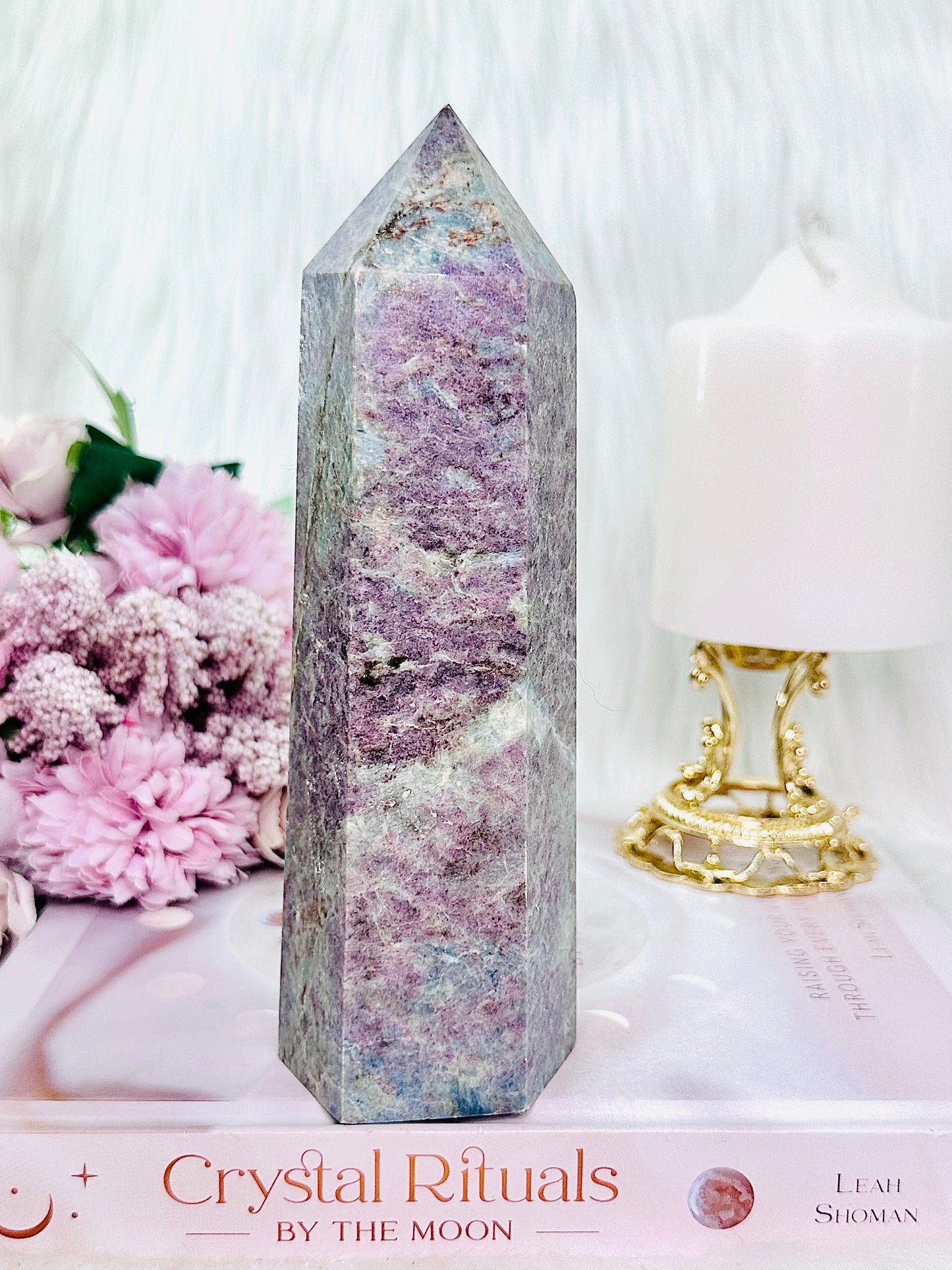 Absolutely Stunning Large Chunky 17cm 838gram Ruby In Kyanite Tower