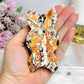 Triple Goddess Moon Money Agate Carving 10cm