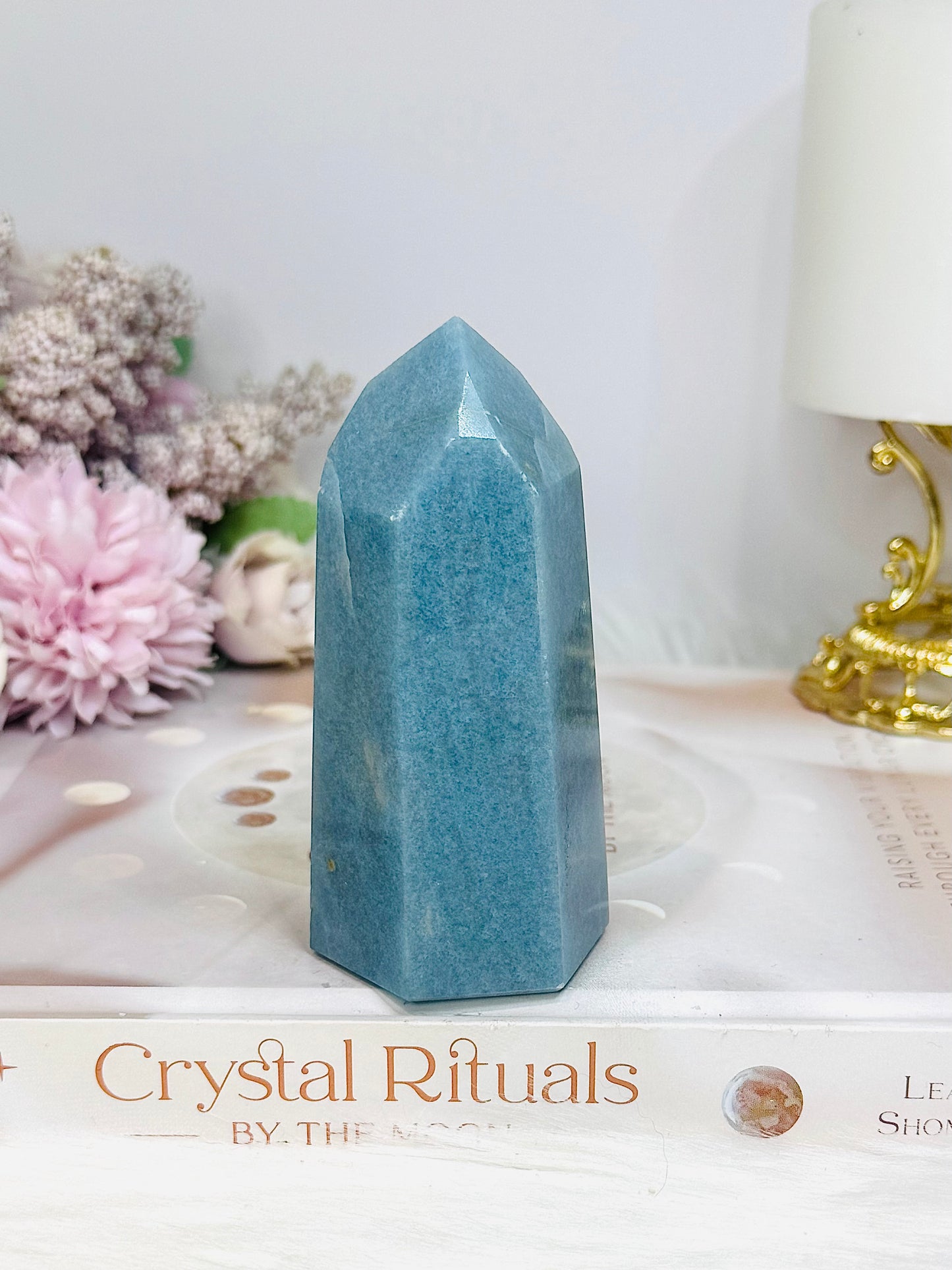 Chunky Blue Trolleite High Grade Tower 243g 9.5cm