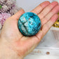 High Grade Chrysocolla Sphere on Stand 181g